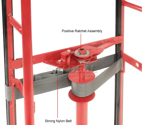 Global Industrial™ 4-Wheel Professional Appliance Hand Truck, 1200