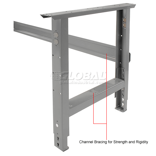Steel Top Workbench Adjustable Height