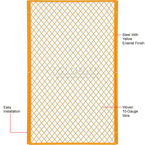 3'W Machinery Wire Fence Partition Panel