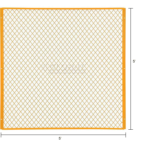 5' W Machinery Wire Fence Partition Panel