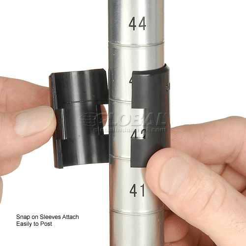 Shelving Plastic Shelving Nexel® Solid Plastic Shelving Unit