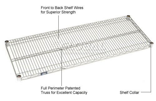 Wire Shelf Chrome 