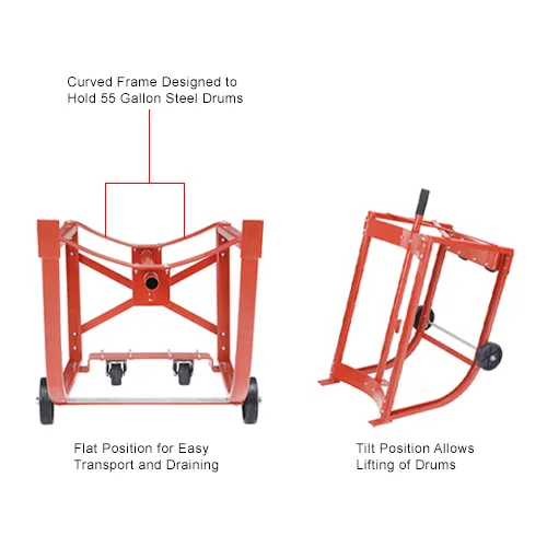 55 Gal Steel Drum 55 Gallon Steel Drum Cradle 600 Lbs Capacity