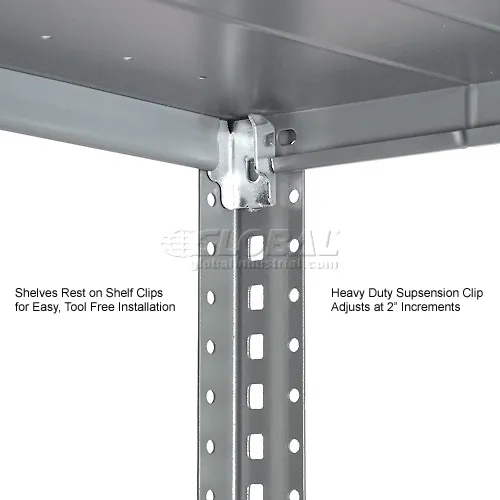 Global Industrial™, 20 Ga, Solid Steel Shelf, 36
