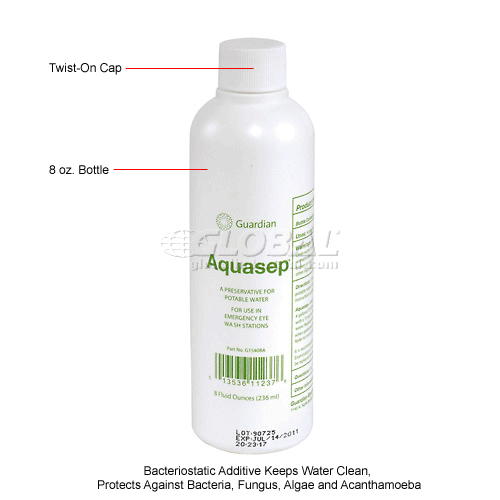 Guardian Equipment Case Of Four 8 Oz. Bottles Bacteriostatic Additive