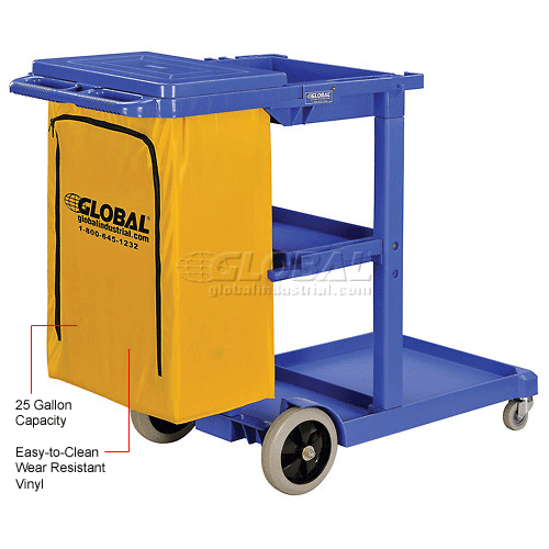 Replacement Vinyl Bag for Janitorial Cart