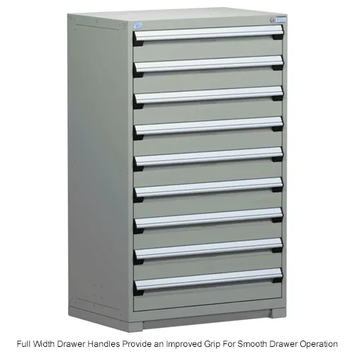 Rousseau Metal Modular Storage Drawer Cabinet 36x24x60, 9 Drawers