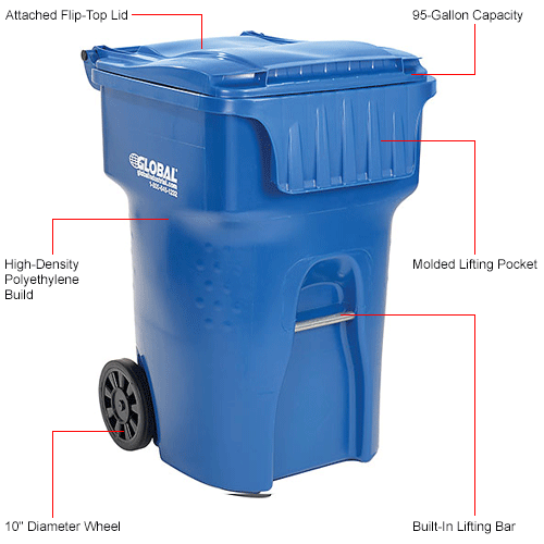 Otto Mobile Trash Container
																			