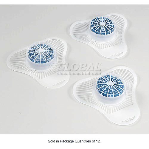 Krystal Urinal Screen W/ NonPara Cleaner Deodorant Block Green Apple