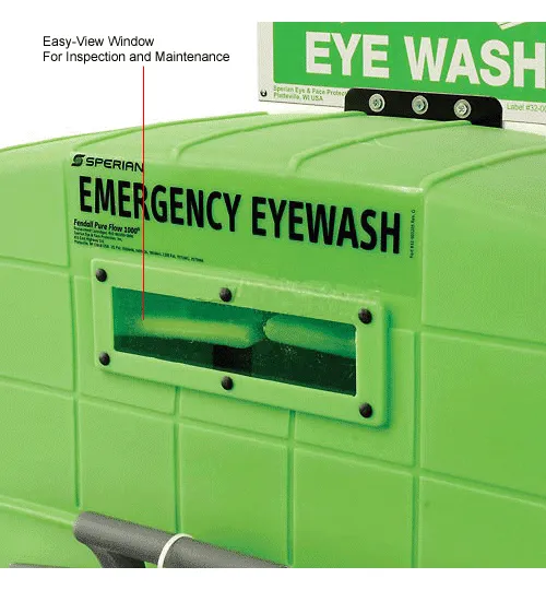 Inspection & Maintenance for Portable Eye Wash Stations