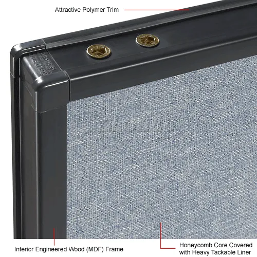 Interion® Office Partition Panel, 60-1/4