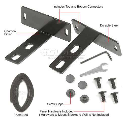 Wall Connectors for Global Deluxe Office Partitions