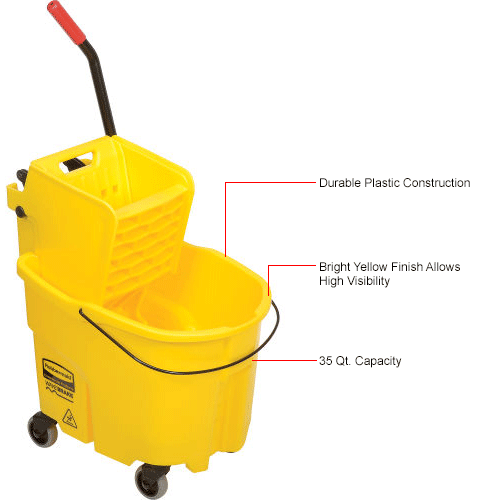 rubbermaid mop bucket