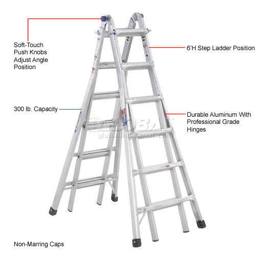 Ladders | Multi-Use Ladders | Werner 26' Type 1A Telescoping ...