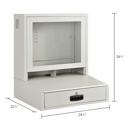 Global Industrial™ LCD Counter Top Security Computer ...