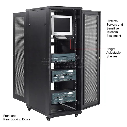 Global Industrial™ Network Server Data Rack Enclosure