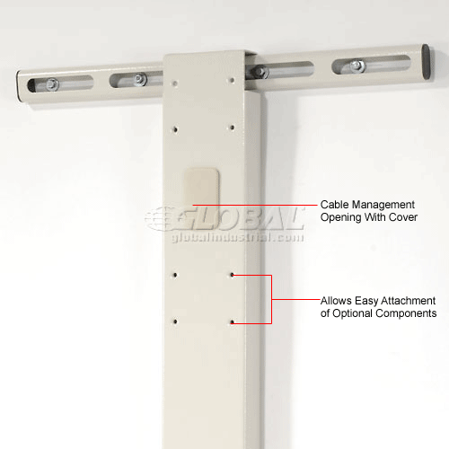 72" H Wall Mount Post