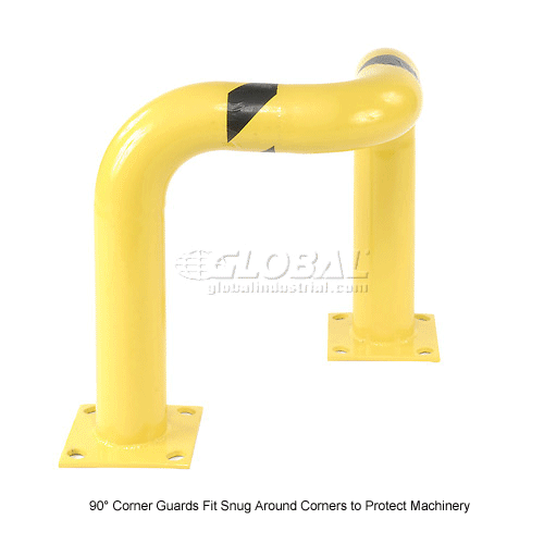 Global Industrial™ Steel Triple Elbow Corner Guards 24"H X 24"L