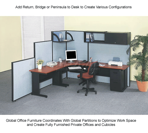 Partition Furniture, 48 Inch Desk