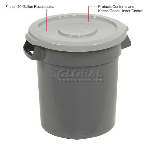 Garbage Can & Recycling Plastic Indoor Global Industrial™ Plastic