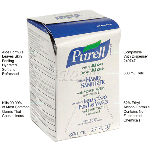 Bathroom Supplies | Hand Sanitizers | Purell Bag-In-Box