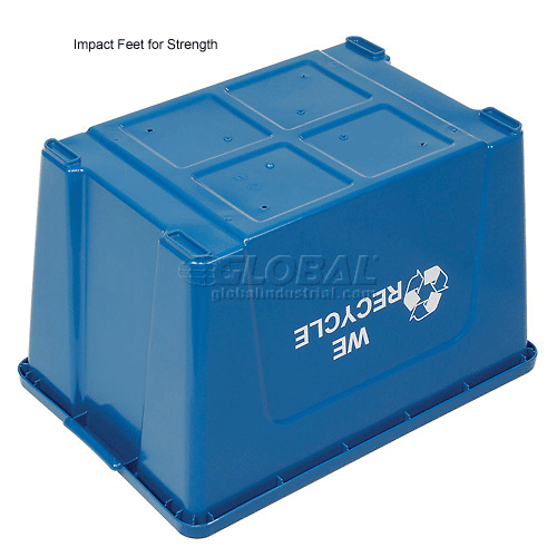 Blue Recycle Container
