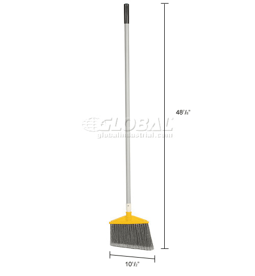 Rubbermaid® Angled Broom With Aluminum Handle Pkg Qty 6 240778