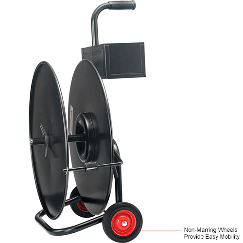 Global Industrial™ Strapping Cart for PP & Steel Strapping for 1/2