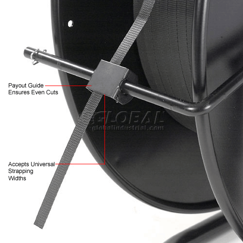 Global Industrial™ Strapping Cart For Polypropylene & Steel Strapping