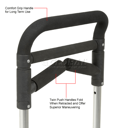 Global Industrial™ Heavy Duty Folding Hand Cart 440 Lb. Capacity