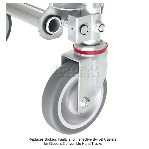 Replacement 5" Swivel Casters Pair For Global Industrial™ 2in1 & 3in1 Hand Trucks