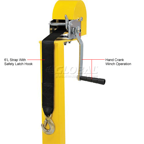Global Industrial™ Forklift Battery Transfer Platform, 4000 Lb. Capacity