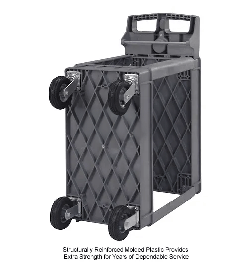 Global Industrial™ Utility Cart w/2 Shelves & 6" Casters, 500 lb
