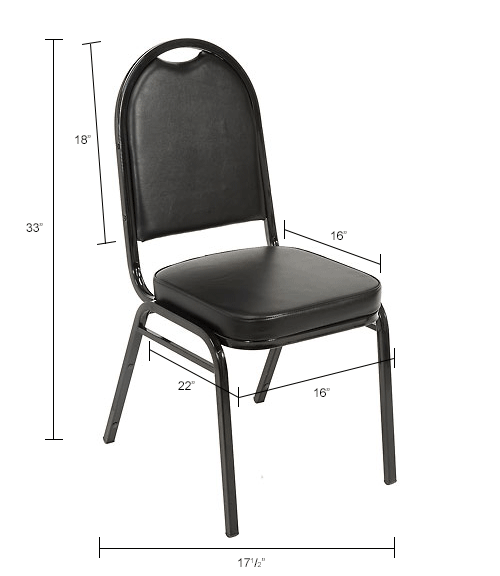 Chairs Stackable Kfi Heavy Duty Banquet Stacking Chair