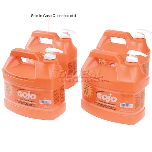 GOJO® Natural Orange™ Pumice Hand Cleaner (1 Gallon Pump Bottles) - Case of  4 —