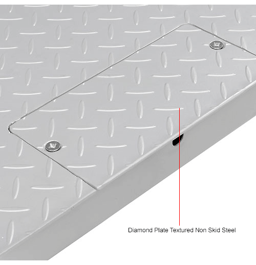 Global Industrial™ Pallet Scale With LCD Indicator, 4' x 4', 5,000 lb x