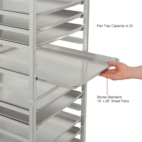 Aluminum pan rack hot sale