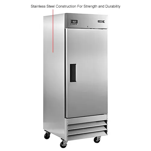 Nexel® Reach In Refrigerator, 1 Solid Door, 23 Cu. Ft.