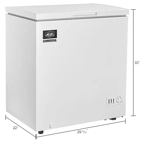 Nexel® Chest Freezer, 4.95 Cu. Ft., White