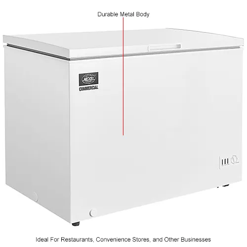 Nexel® Chest Freezer, 10 Cu. Ft., White