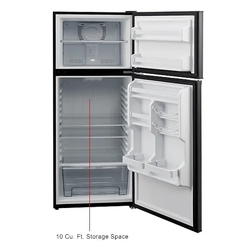 Nexel® Refrigerator & Freezer Combo, 10 Cu. Ft., Black