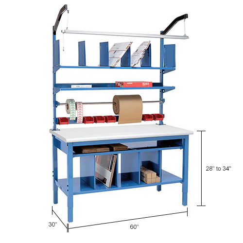 Complete Packaging Workbench ESD Safety Edge - 60 x 30