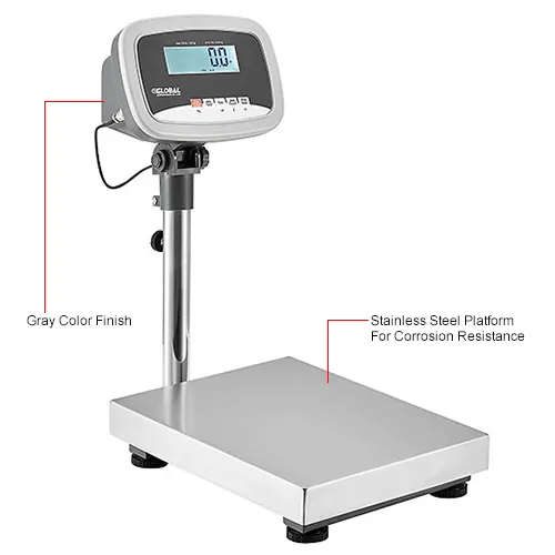 330 lb. Stainless Steel Digital Scale