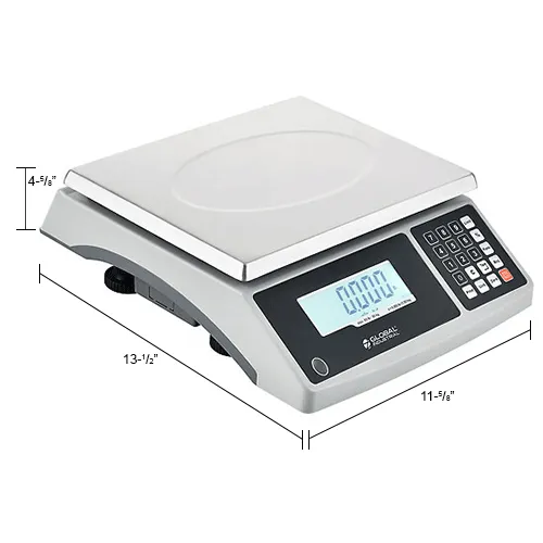 Global Industrial™ Electronic Counting Scale, 60 lb. Capacity x