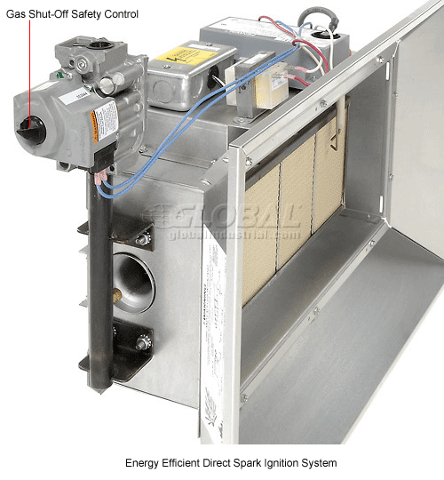 SunStar SG Series Natural Gas Infrared Heater, 140000 BTU