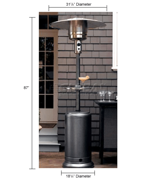 Heaters Patio Hiland Patio Heater Hlds01 Cbt Propane 48000 Btu