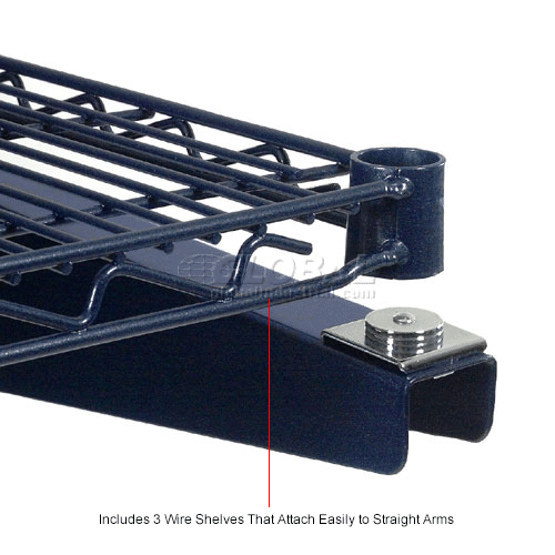 Nexel® Single Sided Cantilever Rack Shelving 72"W x 24"D x 72"H, 600 Lbs Capacity