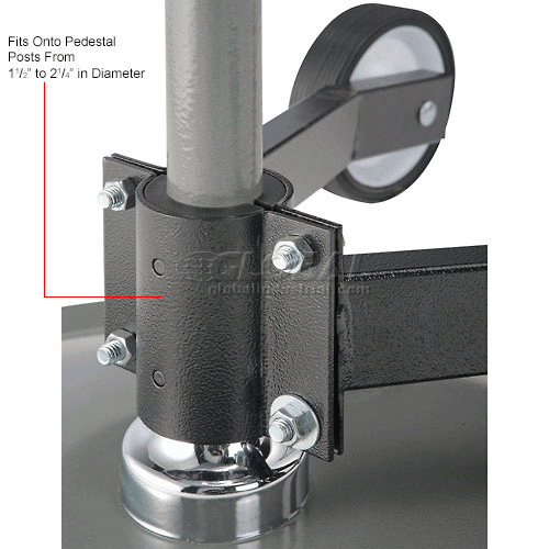 Global Industrial™ Fan Dolly for 11/2" To 21/4" Dia. Pedestal Fans