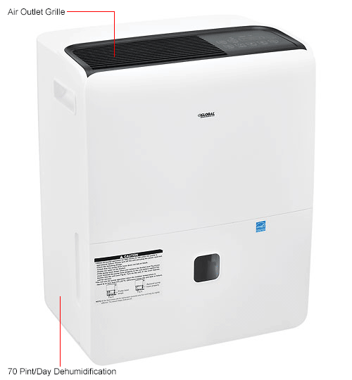 Dehumidifiers | Small Dehumidifiers | Global Industrial™ Portable Large