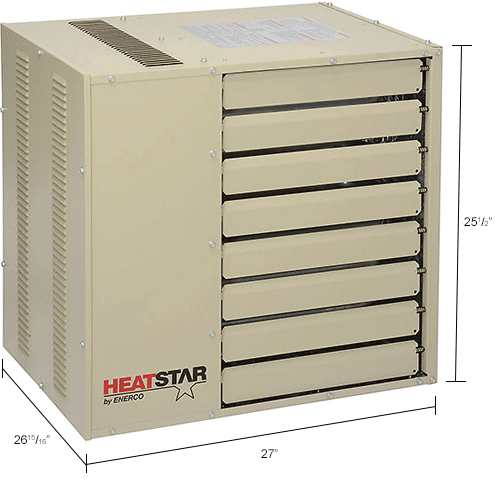 Heaters Unit Gas Heatstar HSU125NG Natural Gas Unit Heater